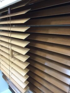faux wood venetian blind